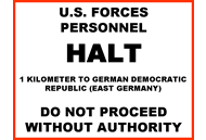 German Border Sign